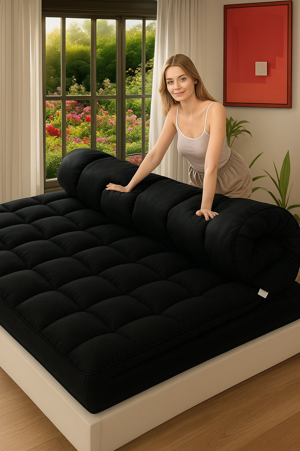 Capa Acolchoada para Colchão 🔥Black Friday🔥