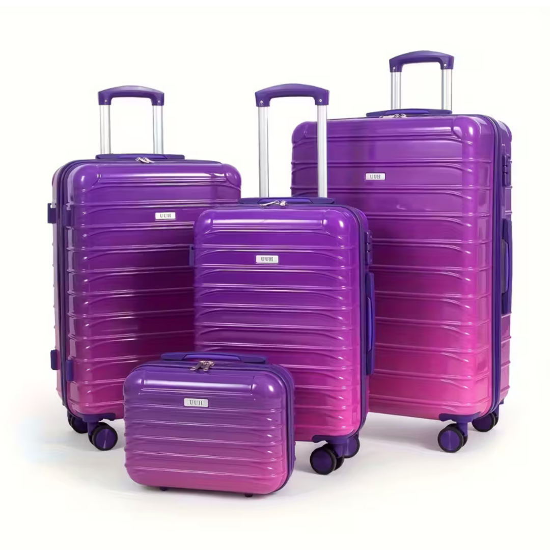 🔥ESQUENTA BLACK FRIDAY🔥 - Conjunto de Malas Premium 4 em 1 com Cadeado TSA e Rodízios 360°