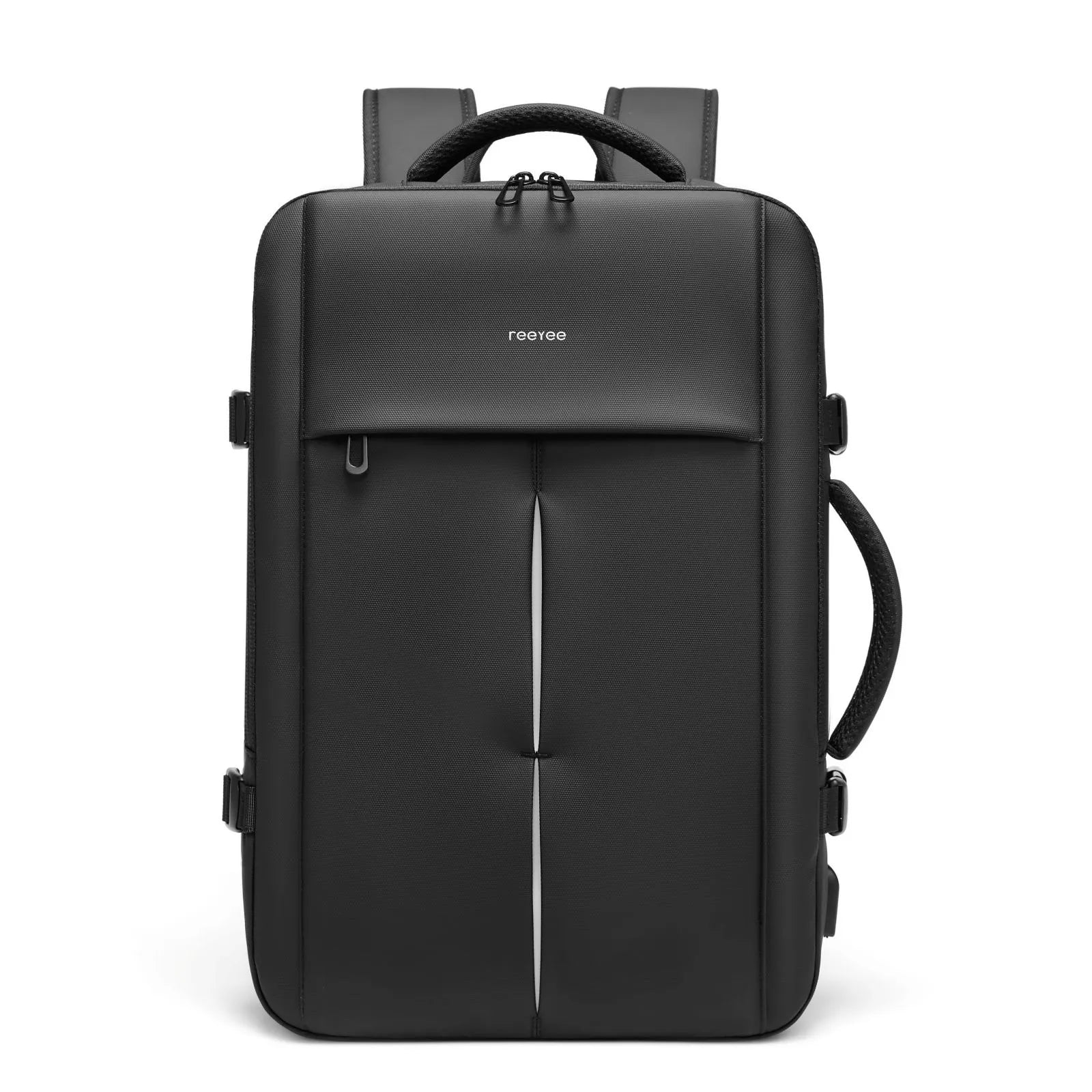 Mochila Multifuncional para Trabalho e Viagem com Compressão e Porta USB