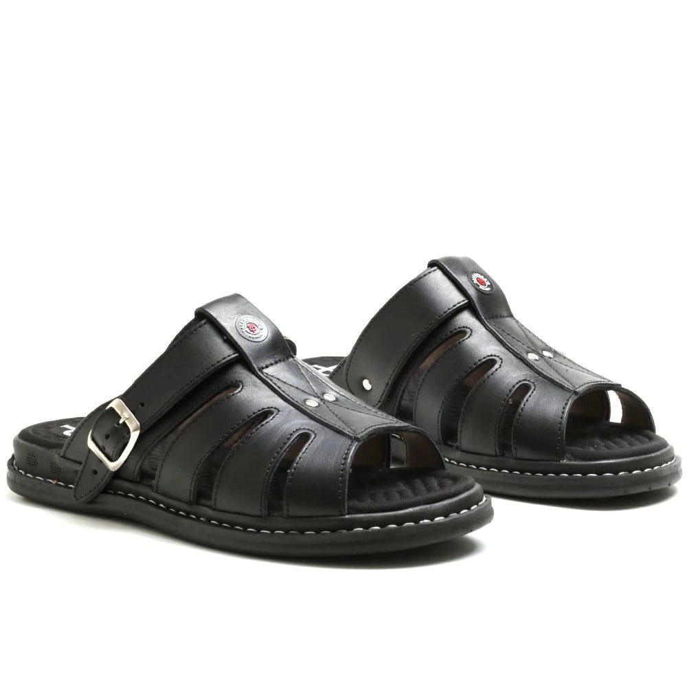 Sandália Masculina de Couro Legítimo